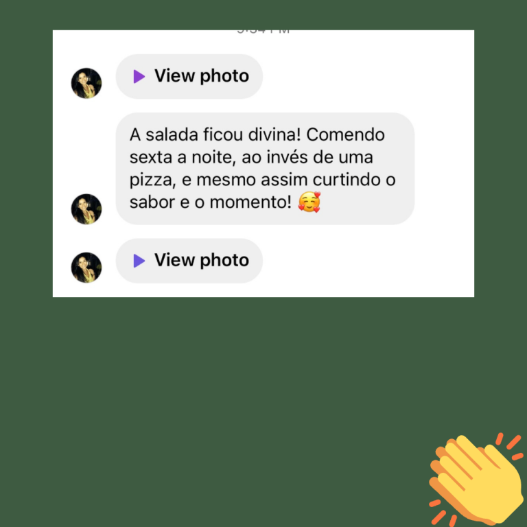 Comer saladas "divinas" e se manter na linha