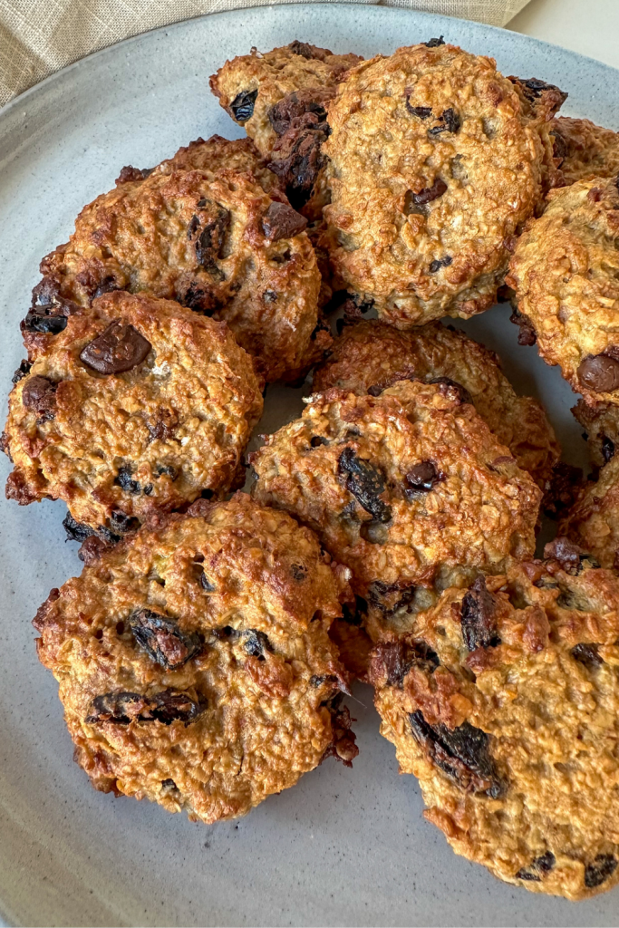 biscoitos de banana e aveia fit sem açúcar