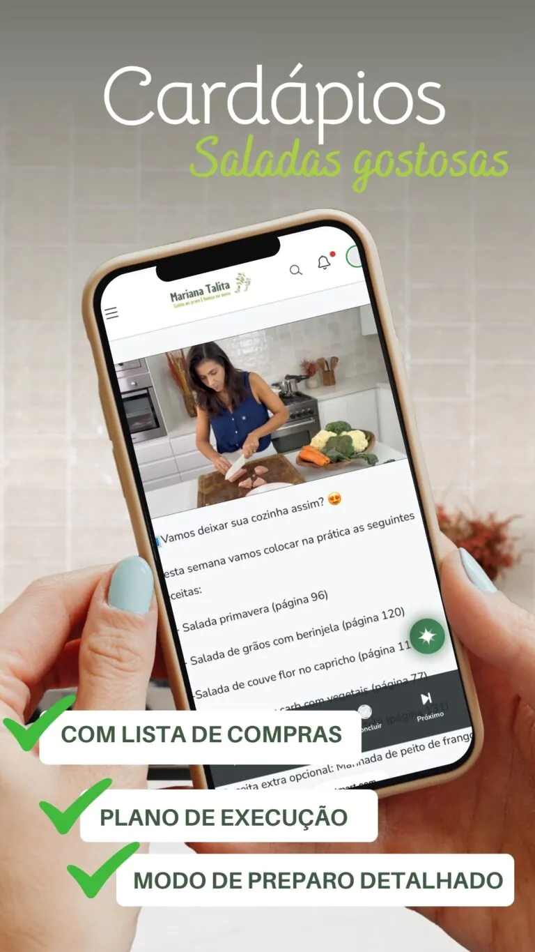 Bônus 1 - Trilha de cardápios de saladas